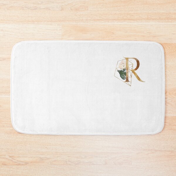 Item preview, Floral Geometric Polygon Monogram R designed and sold by junkydotcom.
