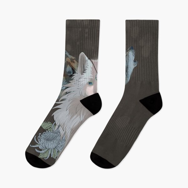 Item preview, Awesome wolves and flowers designed and sold by nicky2342.