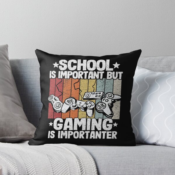 Item preview, School Is Important But Gaming Is Importanter Kids Gamer Gift designed and sold by Stronzi.