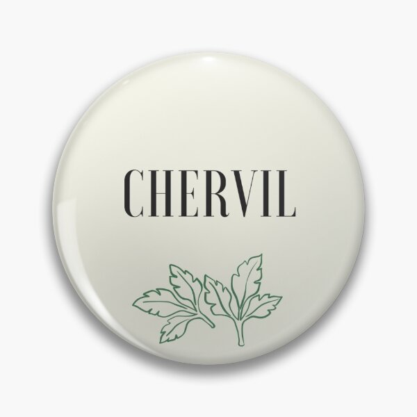 Item preview, Chervil Kitchen Storage Jar Label designed and sold by the-label-guy.