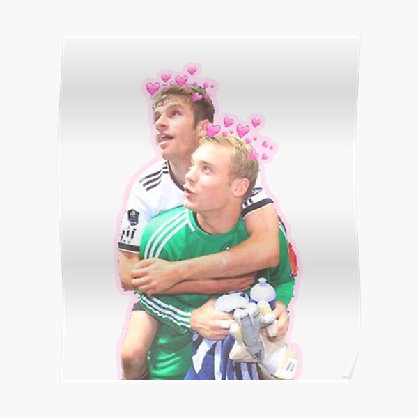 Neuer and Muller - German Football Poster