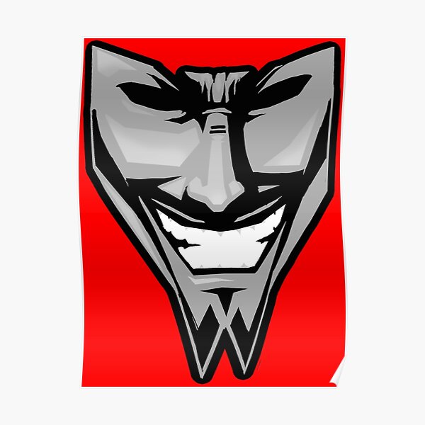 DAETRIX smiling mask Poster