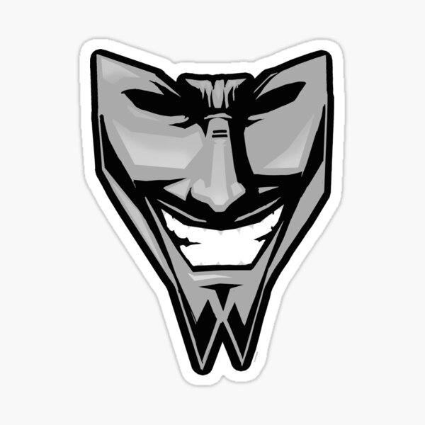 DAETRIX smiling mask Sticker