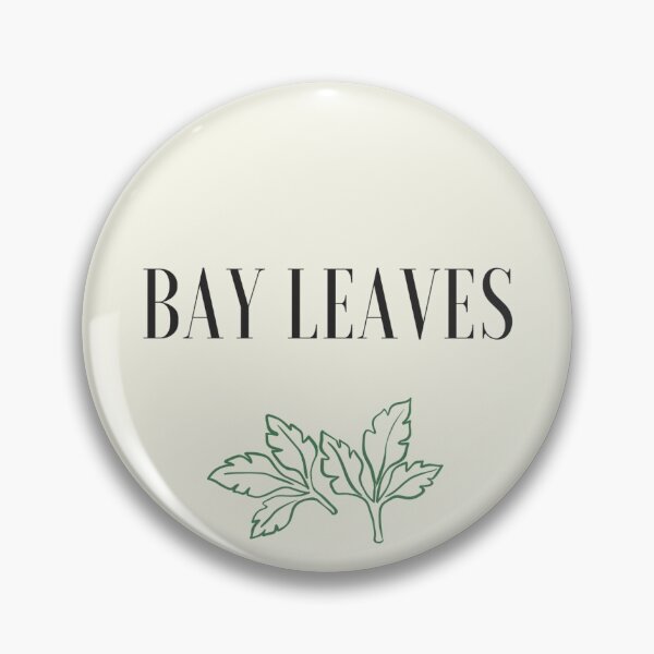 Item preview, Bay Leaves Kitchen Storage Jar Label designed and sold by the-label-guy.