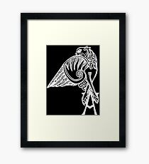 Buffy the Vampire Slayer - Angel's Tattoo (white) Framed Print