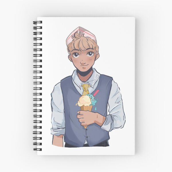 Item preview, Ice cream guy illustration designed and sold by zoemii.