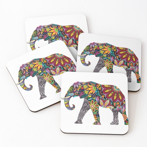 Item preview, Mandala elephant designed and sold by goldennrosess.