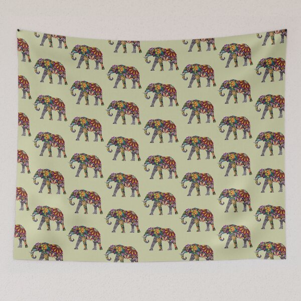 Item preview, Mandala elephant designed and sold by goldennrosess.