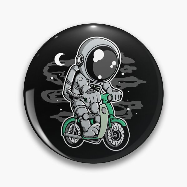 Item preview, Astronaut Classic Motorbike - Funny Outer Space Lovers designed and sold by Desteroids.