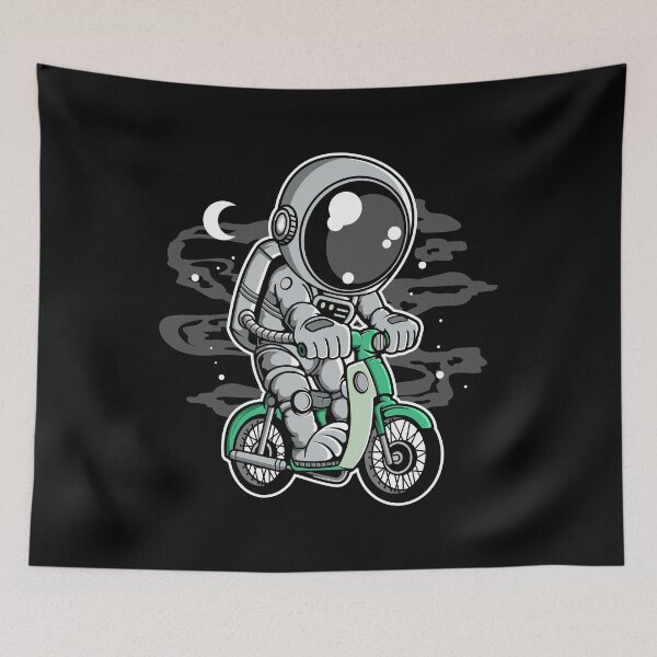 Item preview, Astronaut Classic Motorbike - Funny Outer Space Lovers designed and sold by Desteroids.