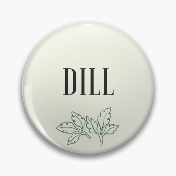 Item preview, Dill Kitchen Storage Jar Label designed and sold by the-label-guy.