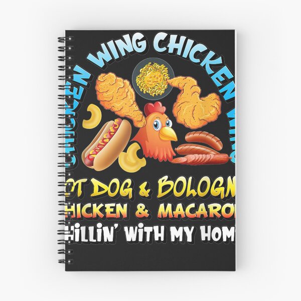 Item preview, Cooked Chicken Wing Chicken Wing Hot Dog and Bologna Hotdog T-Shirt designed and sold by Lukifo-Fluid.
