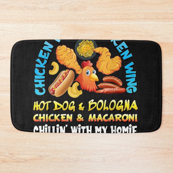 Item preview, Cooked Chicken Wing Chicken Wing Hot Dog and Bologna Hotdog T-Shirt designed and sold by Lukifo-Fluid.