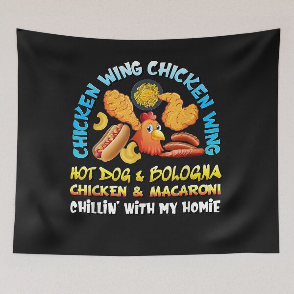 Item preview, Cooked Chicken Wing Chicken Wing Hot Dog and Bologna Hotdog T-Shirt designed and sold by Lukifo-Fluid.