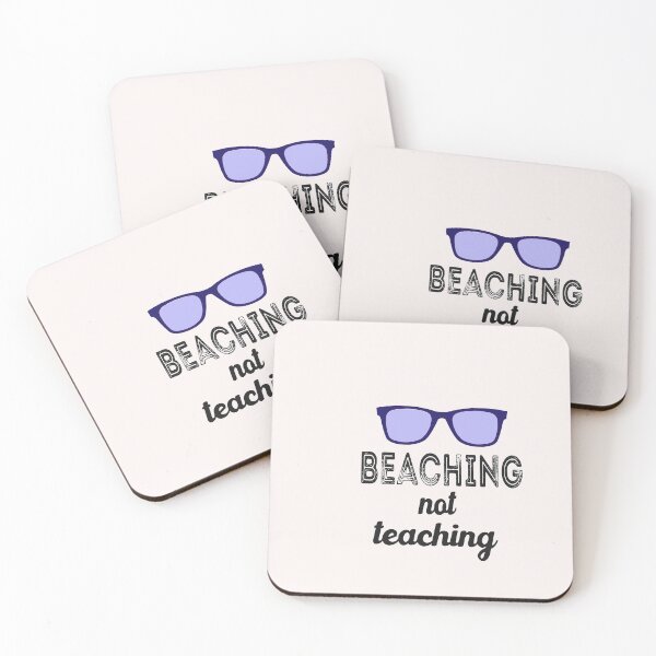 Item preview, Sommer T-Shirt, Beaching Not Teaching designed and sold by AMZIL-ZA.