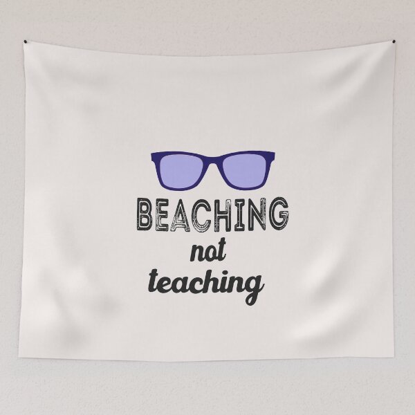 Item preview, Sommer T-Shirt, Beaching Not Teaching designed and sold by AMZIL-ZA.