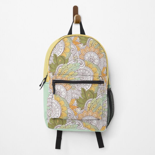 Item preview, Doodle Pattern with Abstract Floral Motifs designed and sold by lissantee.