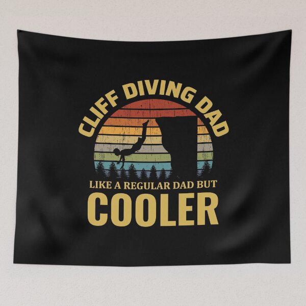 Item preview, Cliff Diving Diver Extreme Sports Dad Fathers day designed and sold by CuteDesigns1.