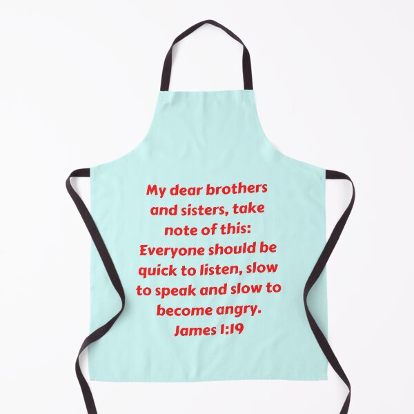 Item preview, Bible Verse James 1:19 designed and sold by Prayingwarrior.