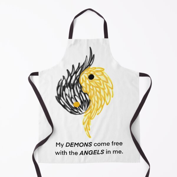 Item preview, My demons come free with the angels in me. designed and sold by nancyartwork.