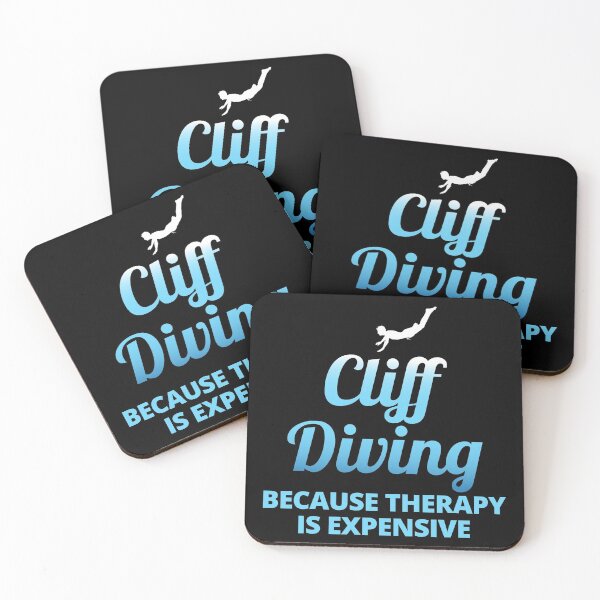 Item preview, Cliff Diving Tombstoning Base Jumping Extreme Sports designed and sold by CuteDesigns1.