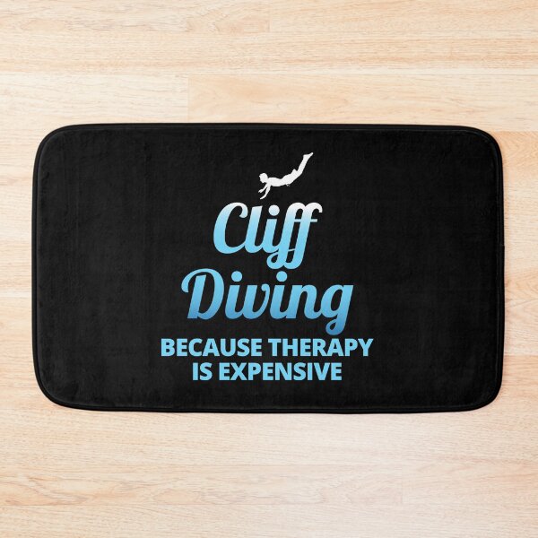 Item preview, Cliff Diving Tombstoning Base Jumping Extreme Sports designed and sold by CuteDesigns1.