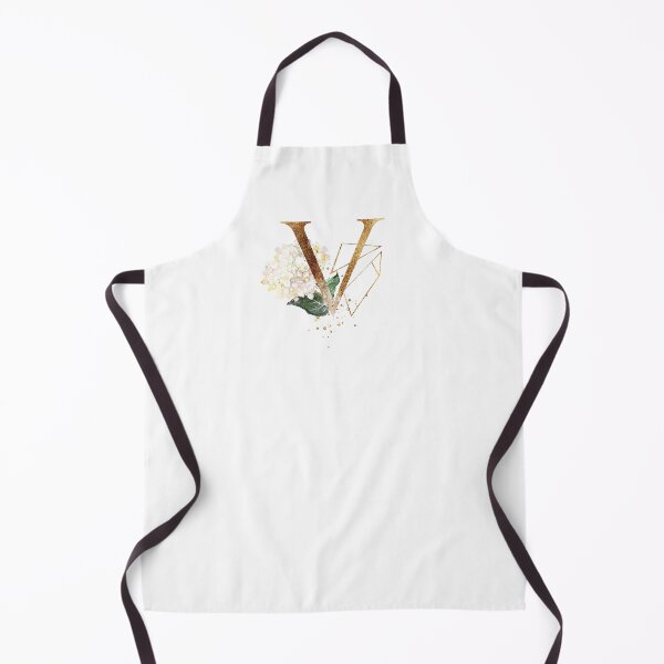Item preview, Floral Geometric Polygon Monogram V designed and sold by junkydotcom.