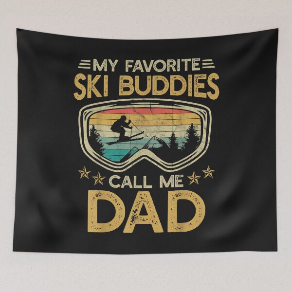Item preview, Skiing - My Favorite Ski Buddies Call Me Dad T-Shirt designed and sold by Lukifo-Fluid.