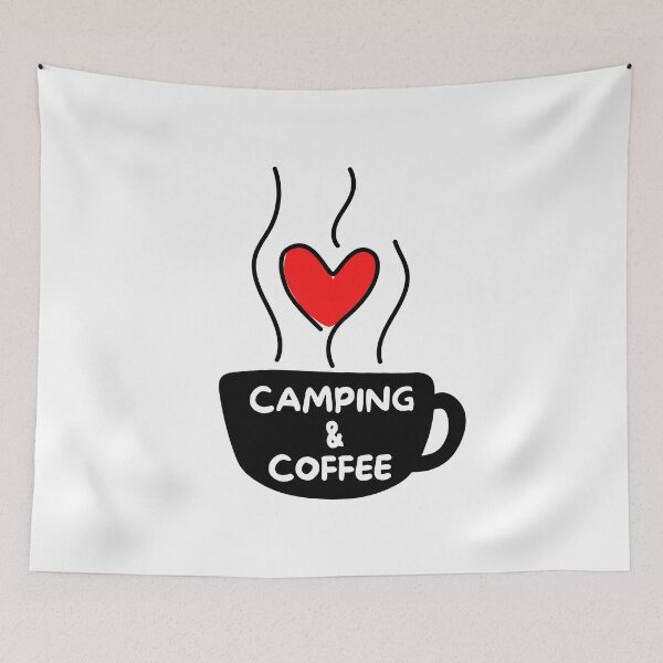 Item preview, Camping & coffee designed and sold by TheGreenGoat.