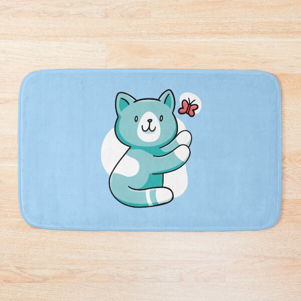 Item preview, Kitten plays with butterfly designed and sold by DerSenat.