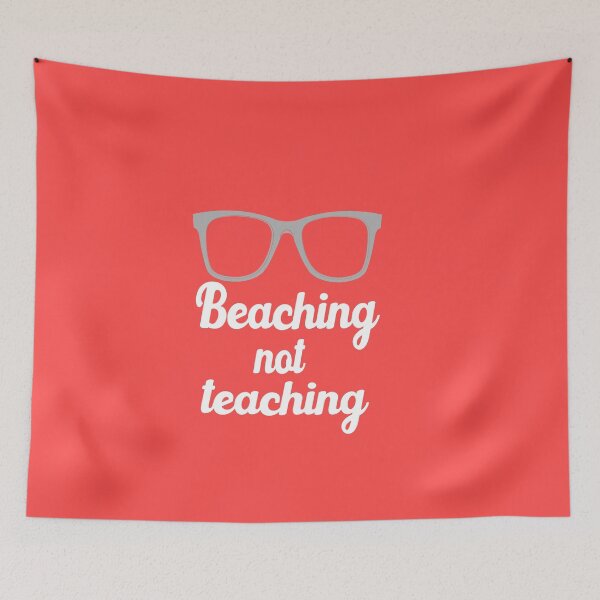 Item preview, Sommer T-Shirt, Beaching Not Teaching designed and sold by AMZIL-ZA.