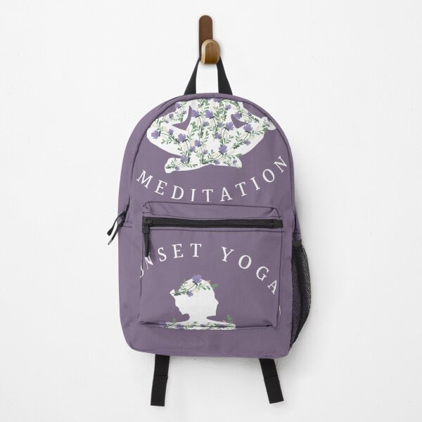 Item preview, Sunset Yoga & Meditation || Flowers & Yoga || Purple designed and sold by RominaMD.