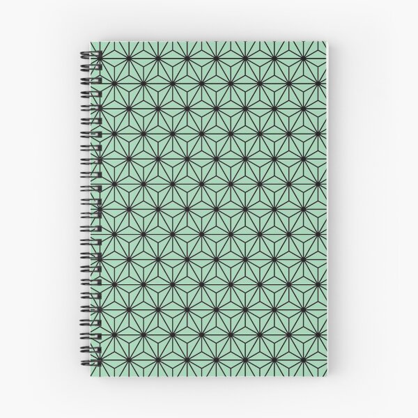 Item preview, Turquoise Green Asanoha - Japanese Traditional Pattern designed and sold by KinitaDesign.