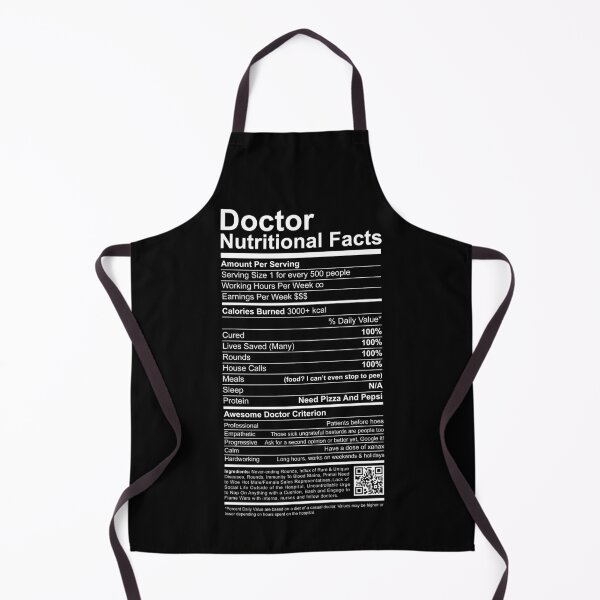 Item preview, Doctor Nutritional Facts designed and sold by PapaBujuGaming.