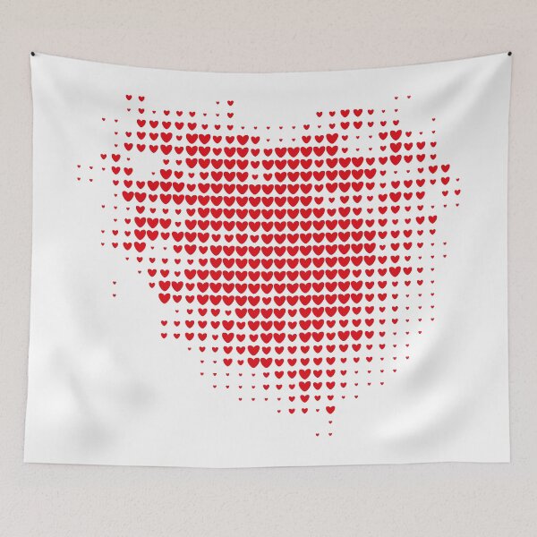Item preview, Flying Loveheart / Red Raster / Vector Art designed and sold by in-vectors.