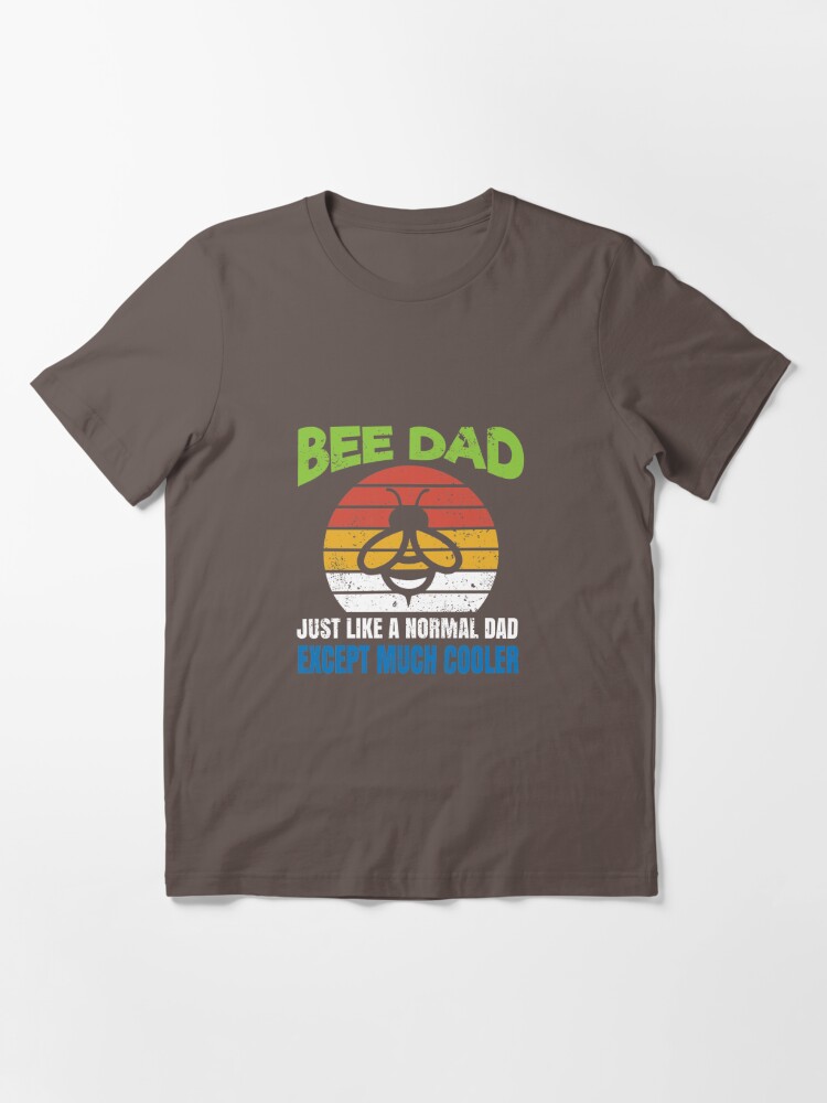 Bee Dad Father's Day Gift Shirt Vintage Beekeeping Graphic Tee