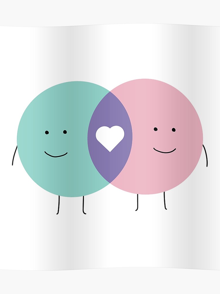 venn diagram love poster love venn diagram