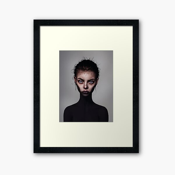 Big Eyes Gerahmter Kunstdruck