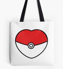 POKEBOLA HEART POKEMON GO Tote Bag