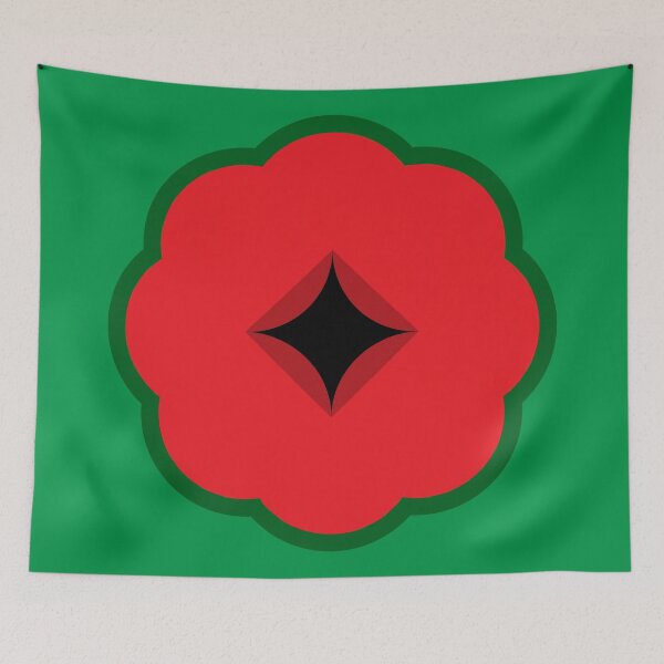 Item preview, Geometric Red Poppy Flower designed and sold by John Uttley.