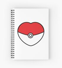 POKEBOLA HEART POKEMON GO Spiral Notebook