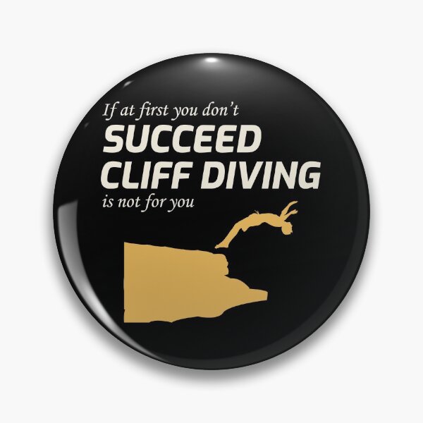 Item preview, Cliff Diving Tombstoning Base Jumping Extreme Sports designed and sold by CuteDesigns1.