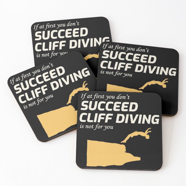 Item preview, Cliff Diving Tombstoning Base Jumping Extreme Sports designed and sold by CuteDesigns1.
