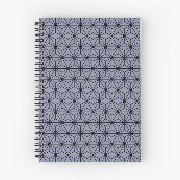 Item preview, Grey Cool Grey Asanoha - Japanese Traditional Pattern designed and sold by KinitaDesign.