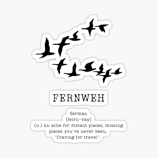 Artikel-Vorschau von FERNWEH - "Reiselust", designt und verkauft von BookberryGarden.