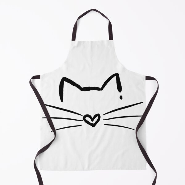 Item preview, Cat illustration with whiskers designed and sold by xenuschka.