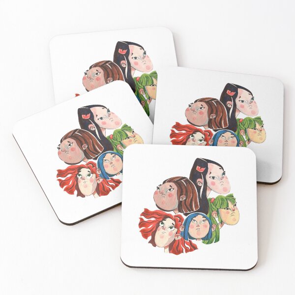 Item preview, Feminist Print with different nationalities girls  designed and sold by sholppen.