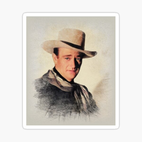 John Wayne, Movie Legend Sticker