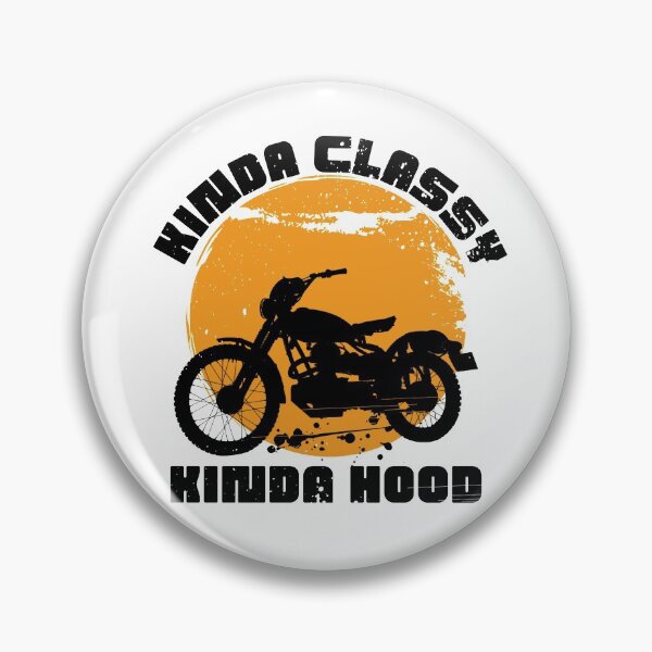 Item preview, Kinda Classy Kinda Hood Black Motorcycle designed and sold by Rislam.