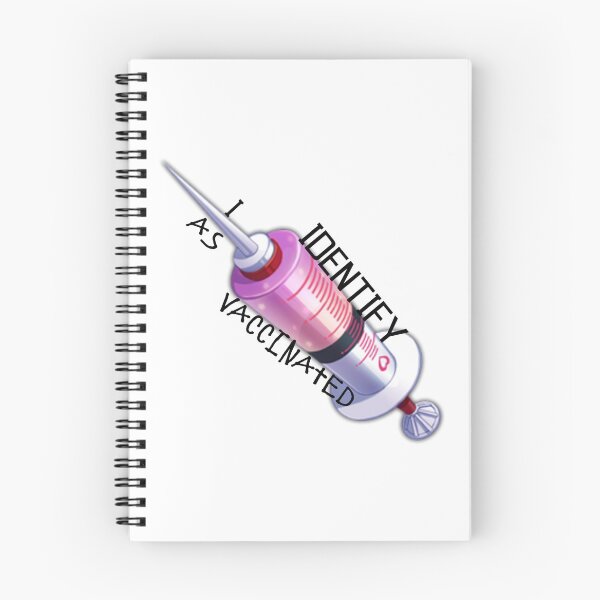 Item preview, I IDENTIFY AS VACCINATED designed and sold by CRINGEWORTHY TEES.